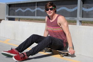 Skateboard frat boy