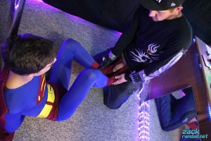 Sucé en tenue de Superman