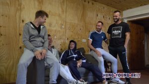 5 Verbal scally lads GANG-FUCK creampie