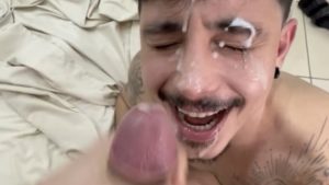 Hot daddy fucking rough latin jock with big ass